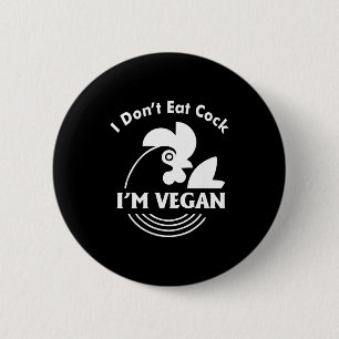 Ich Esse Nicht, Ich Bin Vegan Lustiges Vegan T-Shi Button