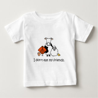 Ich esse nicht meine Freunde Baby T-shirt
