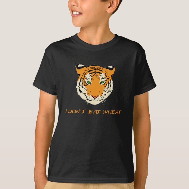Ich esse nicht Weizen T-Shirt (Vorderseite)