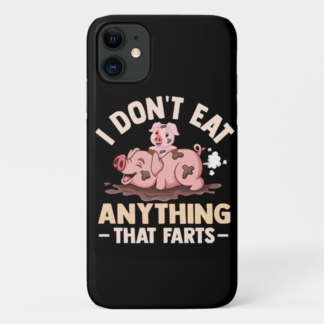Ich esse nichts, was Furzen angeht Case-Mate iPhone Hülle (Rückseite)