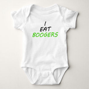 Ich esse Popel Baby Infant T-Shirt Strampler