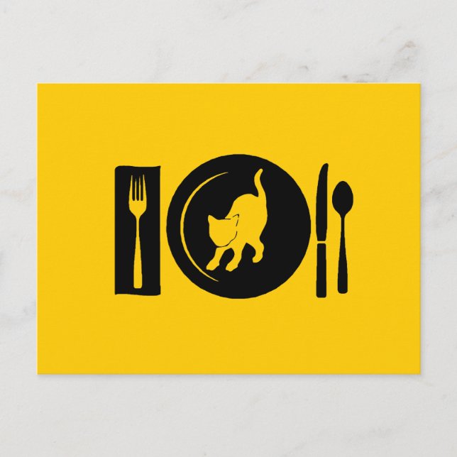 Ich esse ... postkarte (Vorderseite)