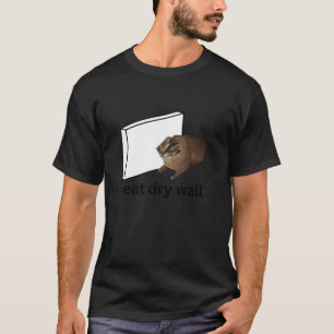 Ich esse trockene Mauer Funny verflucht Katze unsc T-Shirt