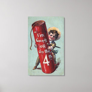 Ich fahre auf dem vierten Platz 1 aus Leinwanddruck