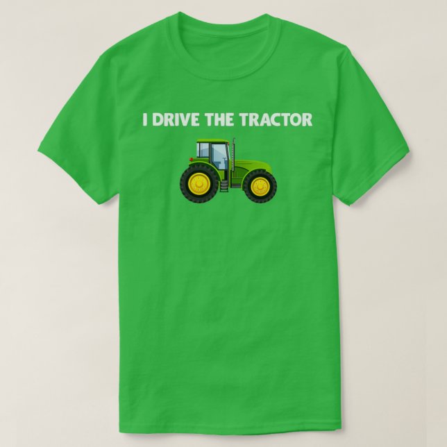Ich fahre den Traktor T-Shirt (Design vorne)