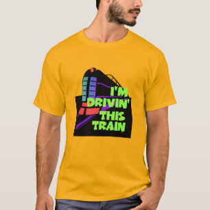 Ich fahre diesen Zug Männer Gold T-Shirt