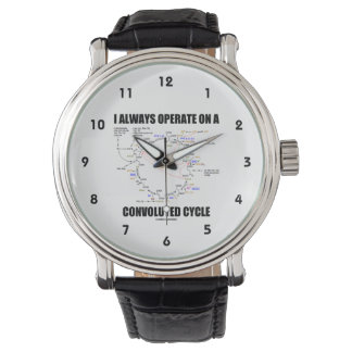 Ich fahre immer auf einem verworrenen Krebs (Krebs Armbanduhr