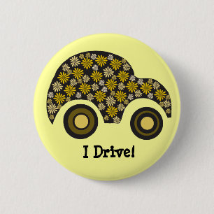 "Ich Fahre" Knopf für Fahranfänger Button