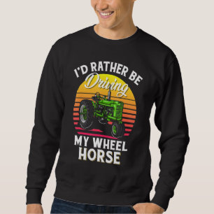 Ich fahre lieber mein Radpferd Sweatshirt