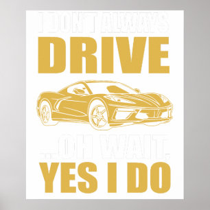 ich fahre nicht immer nein halt doch ich fahre doc poster