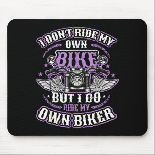 Ich fahre nicht mein eigenes Fahrrad, aber ich fah Mousepad