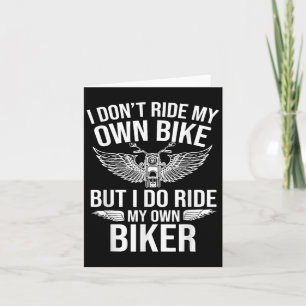 Ich fahre nicht mit meinem eigenen Fahrrad, aber i Karte