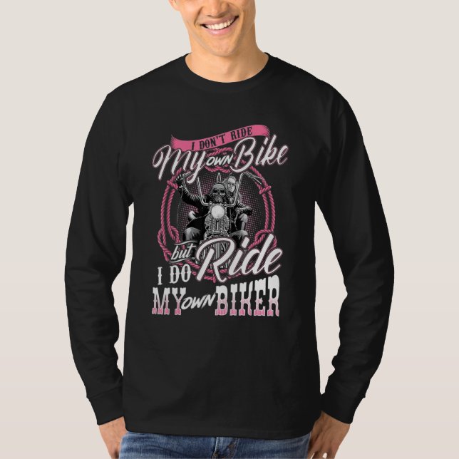 Ich fahre nicht mit meinem eigenen Fahrrad, aber i T-Shirt (Vorderseite)