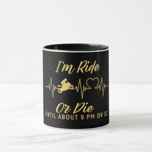 Ich fahre oder Die Funny Motorrad Tasse