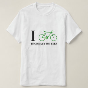 Ich fahre THORNABY-ON-TEES rad (grüne T-Shirt