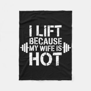 Ich fahre, weil meine Ehefrau heiß witziger Fitnes Fleecedecke