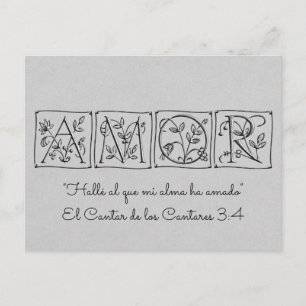 Ich fand das eine mein Soul Lieben~Scripture~Spani Postkarte