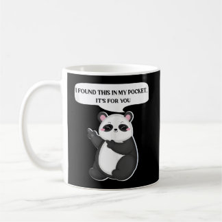 Ich fand das in meinem Pocket Panda Middle Finger  Kaffeetasse
