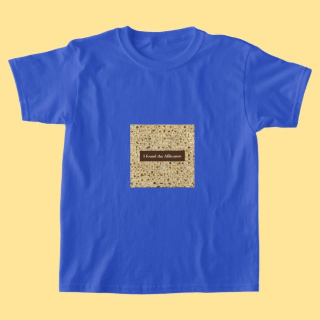 Ich fand den Afikomen matzo Pessach T-Shirt (Von Creator hochgeladen)
