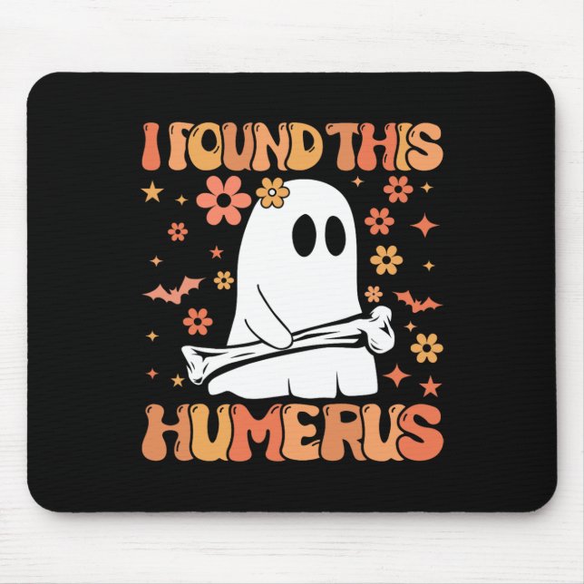 Ich fand diese humerus Funny Ghost Spooky Season H Mousepad (Vorne)