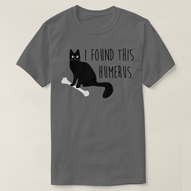 Ich fand diese humerus (humorvoll) lustige Katze T-Shirt (Design vorne)