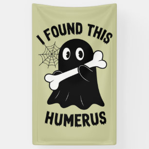 Ich fand diesen Humerus Halloween-Geist Banner