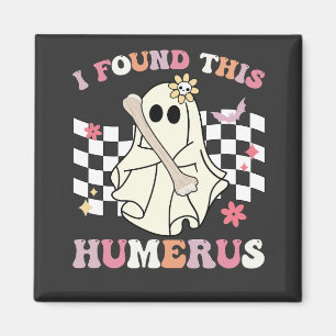Ich fand dieses Humerus Halloween-Geist-Skelett Magnet