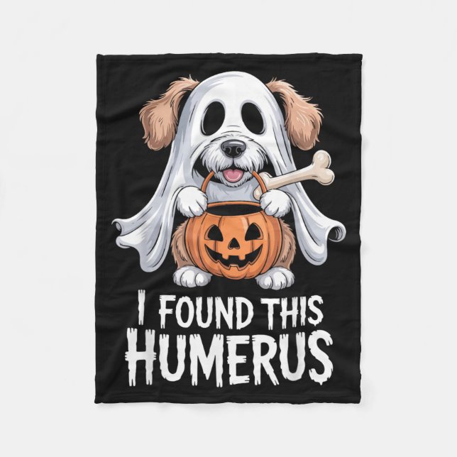 Ich fand dieses Humerus Halloween-Kostüm 1 Fleecedecke (Vorderseite)