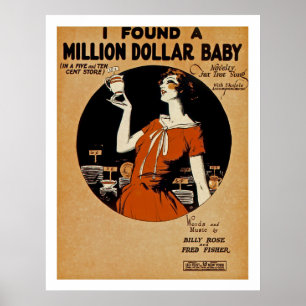 Ich fand eine Million Dollar Baby Poster