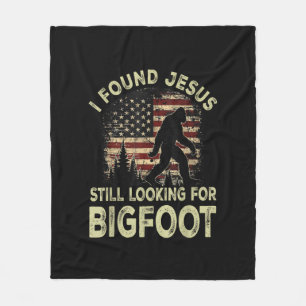 Ich fand Jesus, er sah Bigfoot immer noch lustig a Fleecedecke