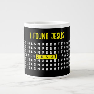 Ich fand Jesus-Tasse Jumbo-Tasse