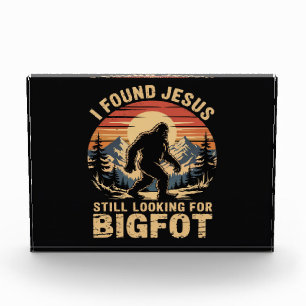 Ich fand Jesus und suche immer noch Bigfoot Fotoblock