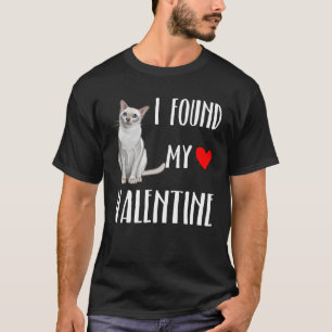 Ich fand meine Valentinstag Tonkinese Katze T-Shirt