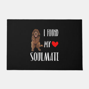 Ich fand meinen Seelenneufundland-Hund Lover Fußmatte