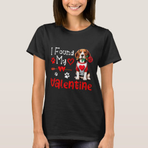 Ich fand meinen Valentinischen Beagle mit Niedlich T-Shirt