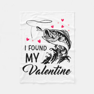 Ich fand meinen Valentinstag Lustiger Angel Valent Fleecedecke
