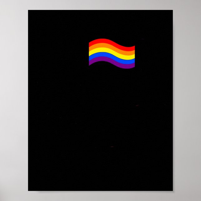 Ich fand Uranus Regenbogen Raumfahrer Astronaut Poster (Vorne)