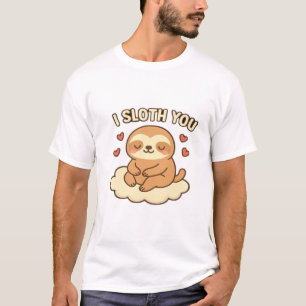 Ich Faul Dich - Süßes Kawaii Faultier Liebes Wortw T-Shirt