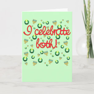 Ich feiere sowohl Weihnachten als auch Hanukkah