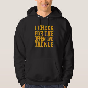 Ich feuere für das offensive Tackle Vintage-inspir Hoodie