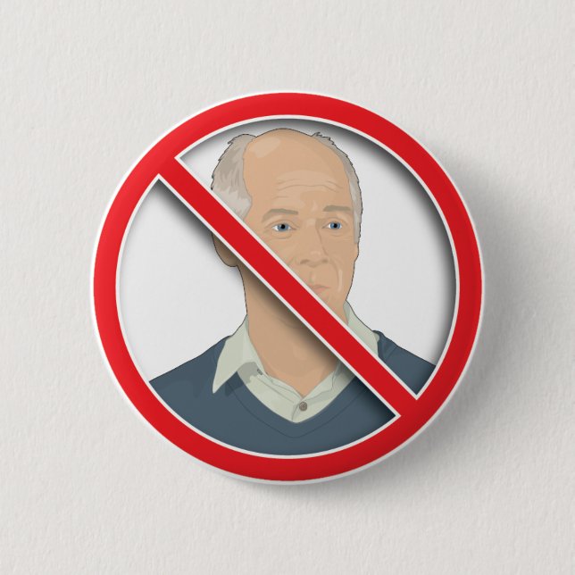 "Ich feuerte Knopf Scotts Bell" ab Button (Vorderseite)