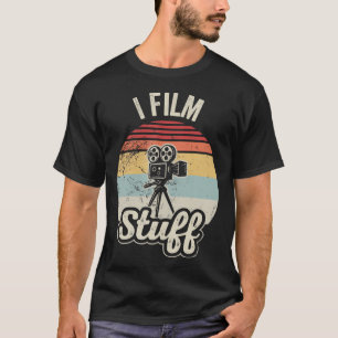 Ich filme Retro-Kamera-Enthusiast T-Shirt