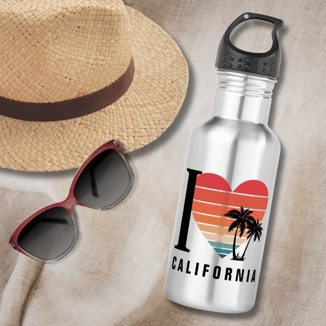 Ich finde California Retro Edelstahlflasche (Von Creator hochgeladen)
