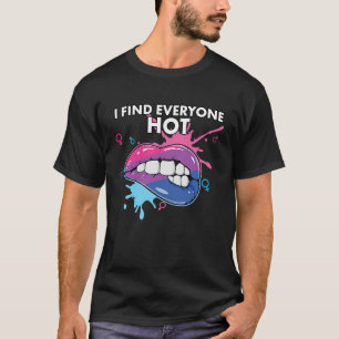 Ich finde jeden scharfen Bisexuellen Regenbogen Pr T-Shirt