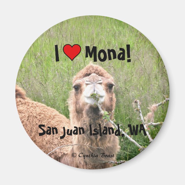 Ich finde Mona toll! Magnet (Vorne)