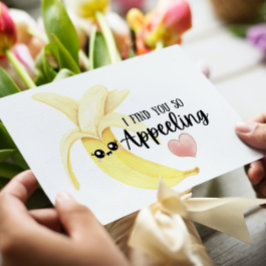 Ich finde Sie so appetitlich geklappte Grußkarte Karte