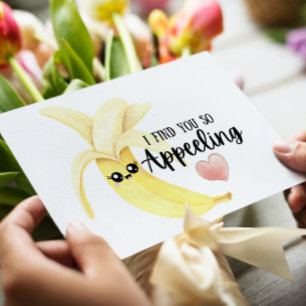 Ich finde Sie so appetitlich geklappte Grußkarte Karte