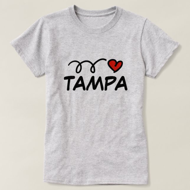 Ich finde Tampa-Brauch in Shirt mit niedlichem Her (Design vorne)