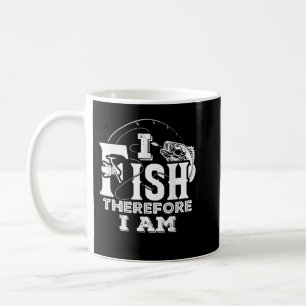 Ich fische deshalb Fischfang Funny Kaffeetasse