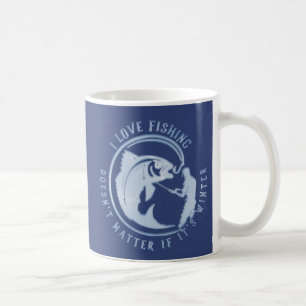 Ich fische Liebe, egal ob es Winter T-Sh ist Kaffeetasse